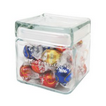 Square Glass Jar - Lindt Truffles (32 Oz.)